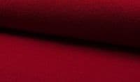 Luxury 100% Boiled Wool Fabric Material – RED